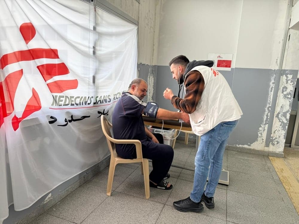 Medical Mobile Unit in Bekaa, Lebanon.