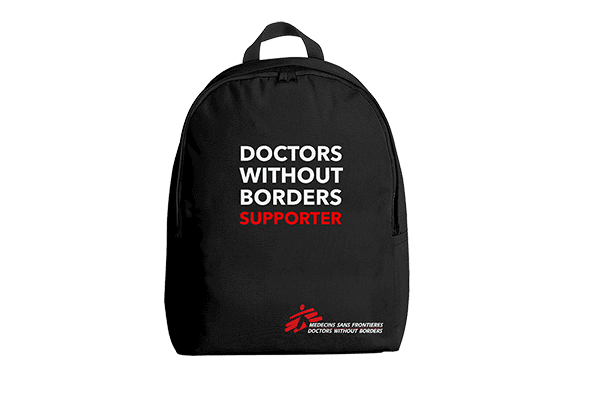 Médecins Sans Frontières / Doctors Without Borders Supporter Backpack